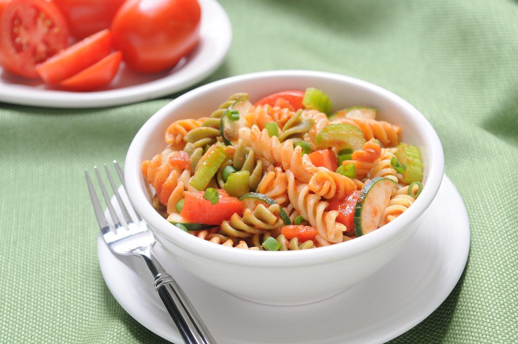 Fiesta Tri-Color Rotini Salad - Mueller's Pasta